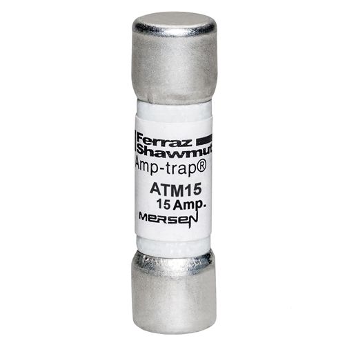 ATM15 - Fuse Amp-Trap® 600V 15A Fast-Acting Midget ATM Series